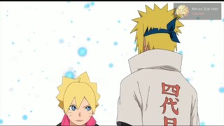 Akhirnya Boruto bertemu dengan Minato