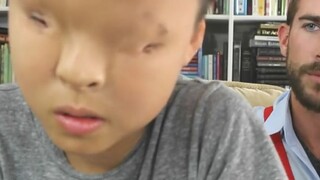 Changes in a 7-year-old blind Chinese boy adopted by an American family in just one year