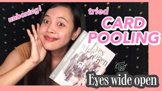 What is KPOP Photocard Card Pooling? | TWICE EYES WIDE OPEN ALBUM Style Version UNBOXING!!!