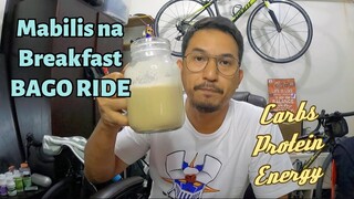 Mabilis at Healthy Breakfast para sa nagmamadaling Cyclist