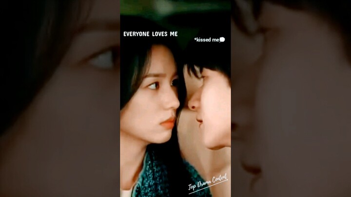 Formal Kiss😘😘😘 Turned Real🤣🤣🤣#everyonelovesme #linyi #zhouye #cdrama #shorts #kiss #attitude