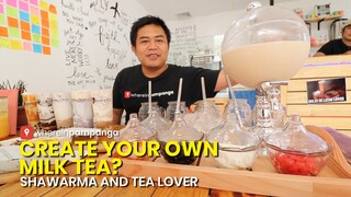 You can create your own milk tea while having amazing shawarma. What else?