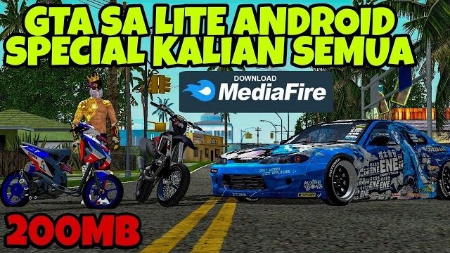 DOWNLOAD GTA SA LITE FULL MOD METIC DRAG DAN SKIN FREE FIRE