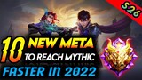 10 NEW META HEROES MOBILE LEGENDS 2022 - SEASON 26 | Mobile Legends Tier List