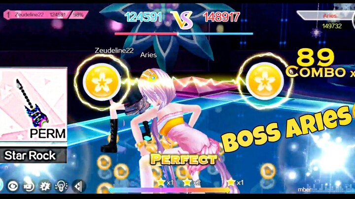 Challenging Boss Aries💃 to Get a PERM Guitar😍🎸 || Bubble Mode || Au2 Dance Mobile Babies