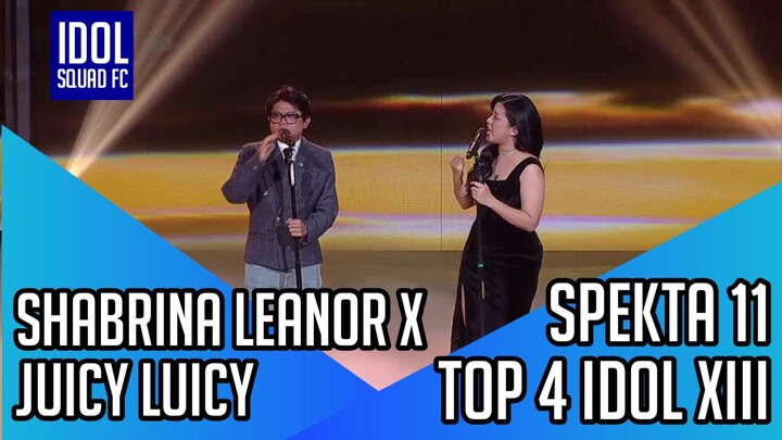 SHABRINA LEANOR X JUICY LUICY - TERLALU TINGGI | SPEKTAKULER SHOW 11 INDONESIAN IDOL XIII |