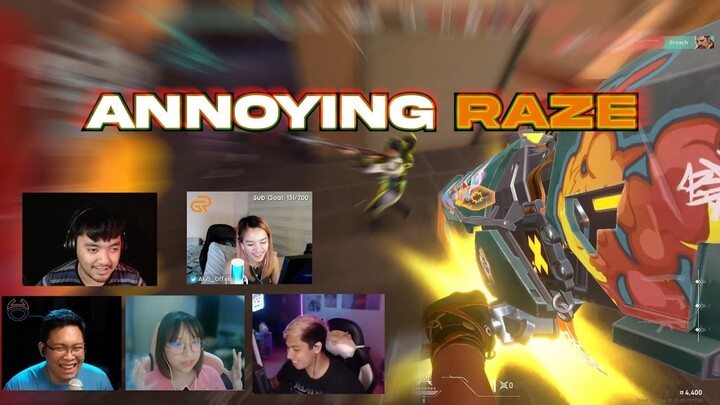 Streamers React to ANNOYING RAZE