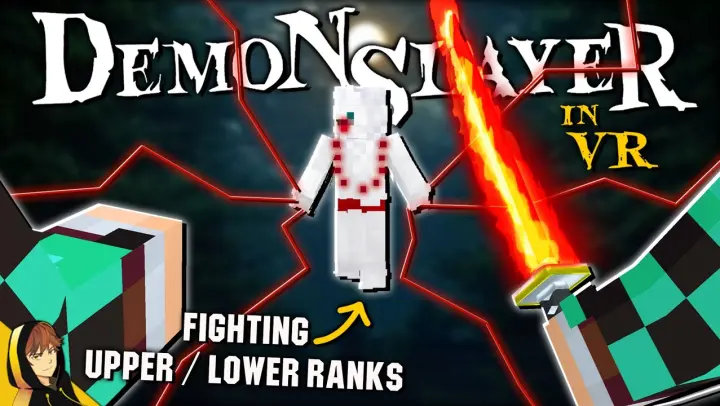 Demon Slayer Mod BUT in VR... | Minecraft [Kimetsu no Yaiba - 1.16.5 Forge]