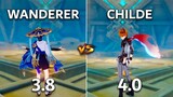 Wanderer vs Chillde !! Who is the Best C0 DPS ?? [ Genshin Impact ]