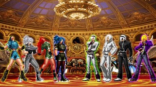 KOF MUGEN: Leona Heidern Team VS Ash Crimson Team!!!