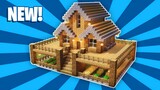 Minecraft House Tutorial :  (#13) Large Wooden Survival House (How to Build)