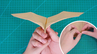 Origami|Pesawat Kertas Kelelawar Bionik