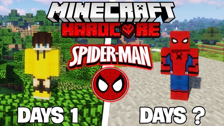 TÓM TẮT 100 NGÀY LÀM SPIDER MAN SIÊU ANH HÙNG HERO TRONG MINECRAFT SINH TỒN SIÊU KHÓ