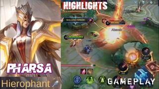 PHARSA HIEROPHANT SKIN GAMEPLAY HIGHLIGHTS - MLBB