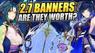 QUICK 2.7 BANNER BREAKDOWN |  Yelan, Aqua Bow, QoL Discussion | Genshin Impact