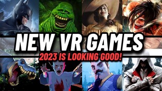 NEW VR GAMES coming in 2023! // A HUGE year for NEW Quest 2, PCVR & PSVR 2 games