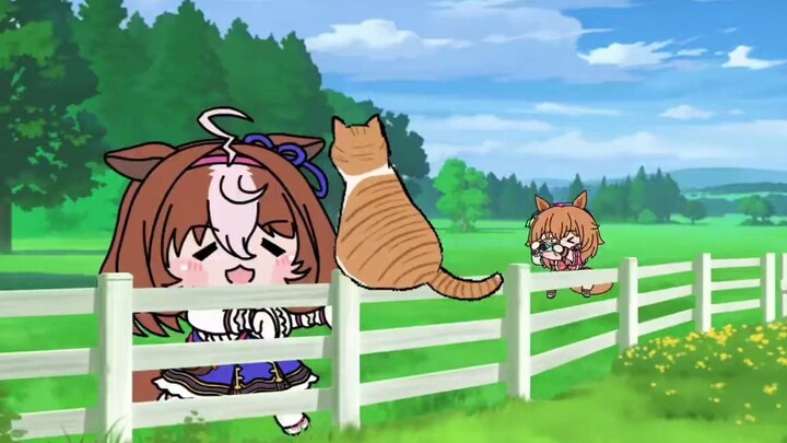 [ Uma Musume: Pretty Derby たぬき] Hình dán mèo cuồng nộ