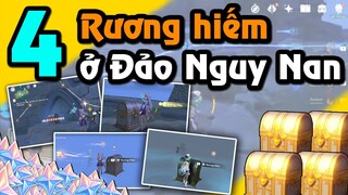 4 Rương hiếm ở Đảo Nguy Nan - Đảo Mona | Quần Đảo Táo Vàng Genshin 2.8