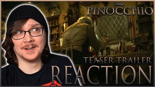 PINOCCHIO Teaser Trailer Reaction! Disney+