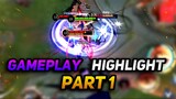 FANNY GAMEPLAY HIGHLIGHT - FANNY MONTAGE 🔥🔥 (Powfu - Death Bed(coffee foryour head)💫✨