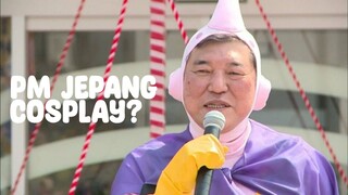 Perdana Menteri Jepang ini pernah Cosplay Majin Buu dari Anime Dragon Ball?!