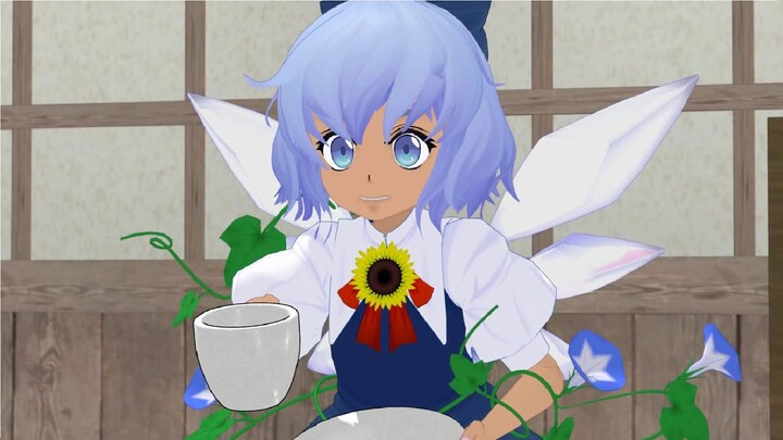 Cirno tries coffee