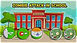 [SCHOOL INVADED BY ZOMBIES]😮😂💀 In Nutshell || [SUPER FUNNY]⚠️🤣🧟 #countryballs #geography #mapping