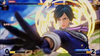 KOF15　チャンピオン　エリザベート　空中コンボからクライマックス超必殺技