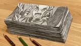 パラパラ漫画【300時間】全集中して作ってみた『鬼滅の刃 無限列車』Rengoku Vs Akaza Flipbook DemonSlayer MugenTrain