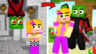 Monster School : Zombie x Squid Game GROWING UP VAMPIRE LOVE STORY - Minecraft Animation