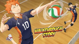 GAS PUSH STORY HAIKYUU FLY HIGH MOBILE ! GAMEPLAY NEWBIE PLAYER