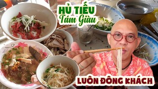 Quán HỦ TIẾU "nép mình" bên cầu Tân Thạnh làm Color Man ăn mà thích mê !!!  | Color Man Food