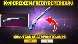 WAJIB COBA❗KODE REDEEM SHOUTGAN M1887 WINTERLANDS - FREE FIRE BATTLEGROUND