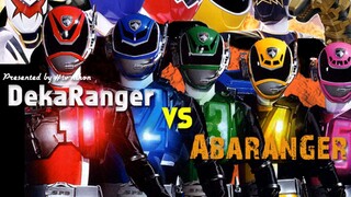 Tokusou Sentai DekaRanger Vs AbaRanger