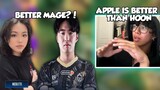 BASIC IN AN INTERVIEW STATED THAT APPLE IS A BETTER MAGE THAN HOON. . .😬