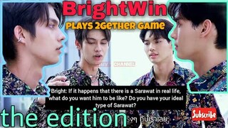 [Eng Sub] BrightWin plays '2gether Game' in The Edition | ไบร์ท-วิน 2gether The Series 03.04.2020