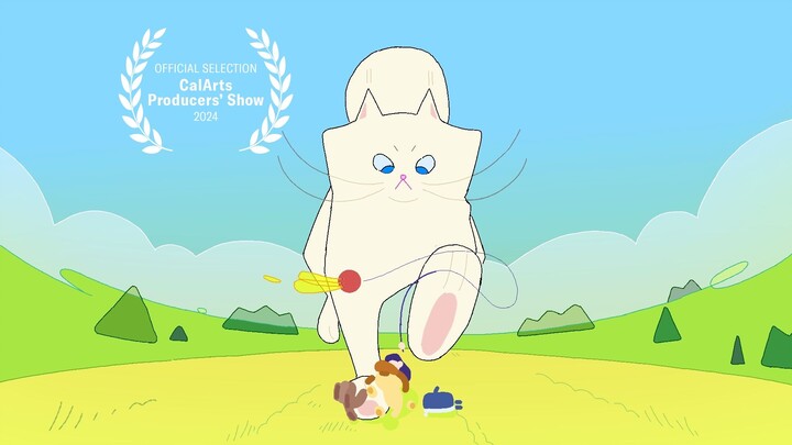 【Original Animation】Playing with Cats｜CalArts Sophomore Animation Short Film