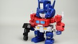 Semua rodanya tersembunyi! Transformers MS Mushroom Head Q Versi Optimus Prime