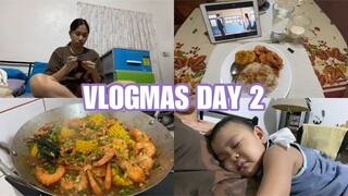 Cravings Satisfied! Buttered Garlic Shrimp😋 | Vlogmas 2021