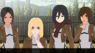 Game penggemar Attack on Titan Rebirth: Saya Allen tetapi saya memiliki harem