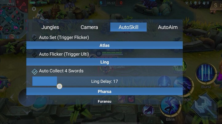 mobile legends mod:furansu mod user only.,how to fix ling auto sword combo.. note :read introduction