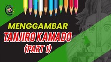 Menggambar Tanjiro Kamado part 1 - Sketching and lineart