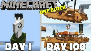 100 NGÀY MINECRAF CHỈ VỚI 1 BLOCK #8