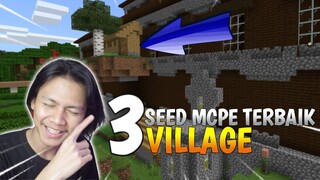 3 SEED MCPE TERBAIK DAN LANGKA TENTANG VILLAGE !!! Gilaaa villagenya menempel dengan mansion 😂