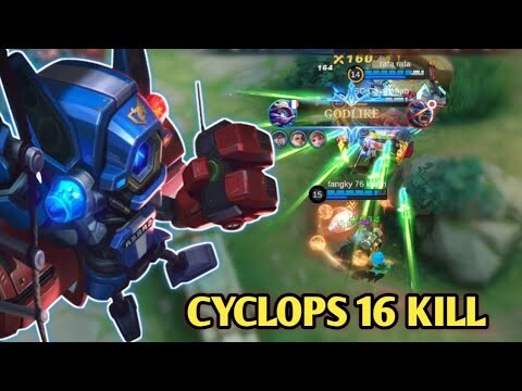 CARA PAKAI CYCLOPS SUPORT MID LANE || BEST BUILD CYCLOPS 2023 MOBILE LEGENDS