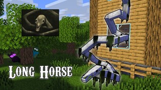 Monster School: MEETING LONG HORSE! - Minecraft Animation