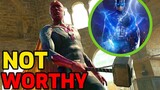 We SOLVED Why Vision Could Lift Thor's Hammer | Why He May Not Be Worthy