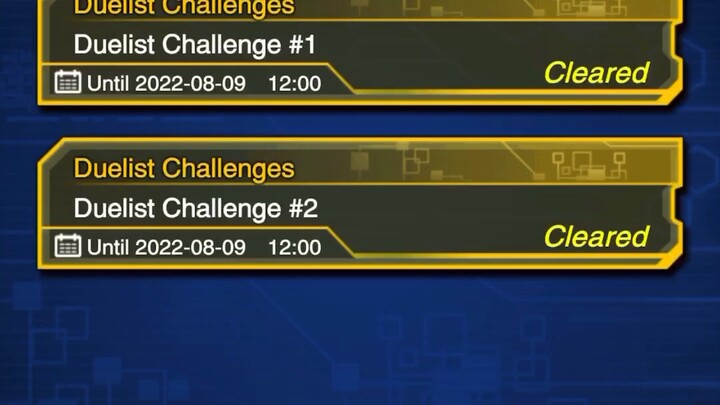 Yu-Gi-Oh Duel Links||Duelist Challenge #1 & #2 Agustus 2022