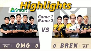 BREN vs OMEGA Highlights | (FILIPINO) MPL-PH S8 Week 3 Day 1 | MLBB