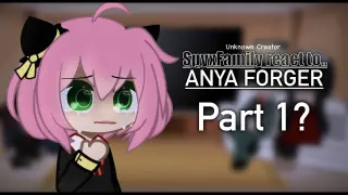 Spyxfamily reacts to Angst Anya | PART 1? | Unknown Creator